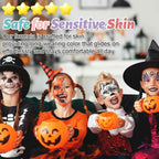 Face Painting Kit for Kids, 12Pcs XL Face and Body Paint Crayons| 12 Vibrant Colors Safe and Washable Face Paint Sticks for Adults Kids Party, Halloween Makeup, School Event, Cosplay