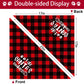 Christmas Dog Bandana Set – 2 Pack Red & Green Plaid Pet Scarf