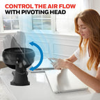 Honeywell TurboForce Air Circulator, Small Tabletop Fan, Quiet Personal Fan for Home or Office, 3 Speeds, 90 Degree Pivoting Head