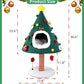 Cat Christmas Tree Tower with Scratching Post & Toys