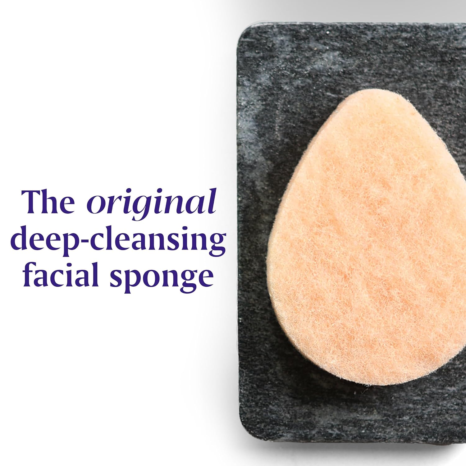 Buf-Puf Gentle Facial Sponge, Dermatologist Developed, Removes Deep Down Dirt & Makeup That Causes Breakouts and Blackheads, Reusable, Exfoliating