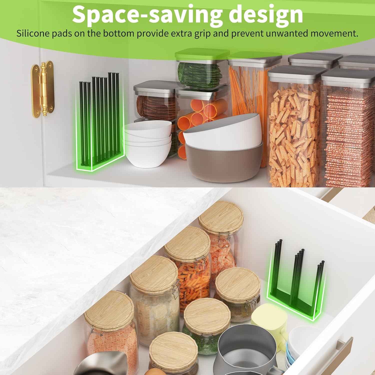 Collapsible Bottle Drying Rack, Foldable Baby Bottle Drying Rack, Portable Drainer Stand Holder for Water Bottles, Cup, Reusable Silicone Bag, Cutting Board