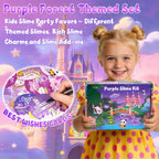 Cloud Slime kit for Girls Ages 8-12, Toys for Girls and Boys, for Kids Slime Set Party kit Goodie Bag Stuffers, 4 5 6 7 8 9 10 Year Old Girl Birthday Gift Cute Stuff