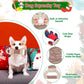 Motsamla Christmas Dog Toy – Plush Squeaky Reindeer with Crinkle Paper