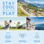 FROGG TOGGS Chilly Pad, Instant Cooling Towel, Long Lasting, Reusable, Sports and Outdoors Neck Towel 33x13