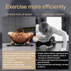 HOTWAVE Push Up Board Fitness, Portable Foldable 20 in 1 Push Up Bar at Home Gym, Pushup Handles for Floor. Professional Strength Training Equipment For Man and Women