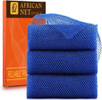 African Bath Sponge African Net Long Net Bath Sponge Exfoliating Shower Body Scrubber Back Scrubber Skin Smoother,Great for Daily Use