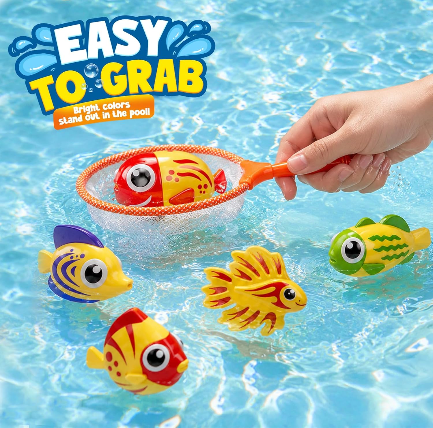 Diving Pool Toys, Bath Toys Set for Kids Shower Ages 3-12, Beach Essentials Water Toy Pool Games Summer Swim Water Dive Sinking Mermaid Toys