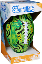 Swimways Hydro Waterproof Football, Outdoor Games for Adults and Kids, Swimming Pool Accessories and Pool Party Games,9.25 Inches