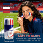 3 in 1 Colors Face Body Paint Sticks for Soccer,Football,Softball,Baseball,High Pigment & Waterproof Eye Black Stick Makeup