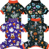 4 Pack Halloween Dog Pajamas – Stretchy, Cute, and Cozy