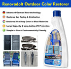 Outdoor Color Restorer 16.5oz Plastic Vinyl Shutter Restorer Faded Sun-Damaged and Oxidized Possessions and Protects from Future Wear