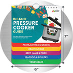 Magnetic Kitchen & Health Reference Cheat Sheet Booklet
