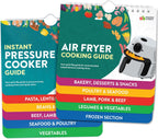 Magnetic Kitchen & Health Reference Cheat Sheet Booklet