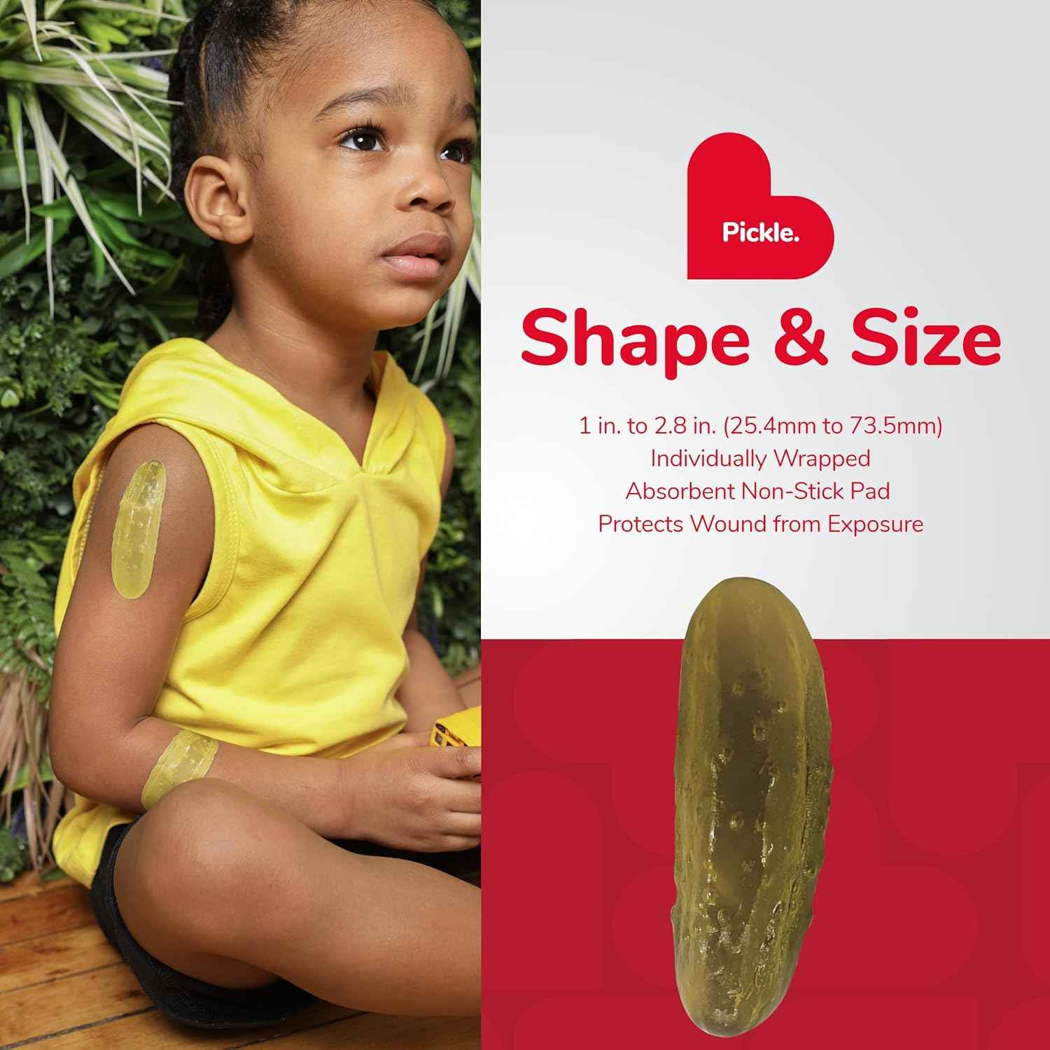 BioSwiss Bandages, Pickle Shaped Self Adhesive Bandage Set, Latex Free, Sterile Wound Care