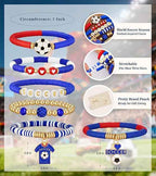Soccer Cup Soccer Bracelets for Women Men, Stackable Soccer Jewelry Game Day Fan Accessories Gifts for Soccer Fans