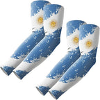Arm Sleeves, Cooling UV Sun Protection Sports Compression for Men/Women
