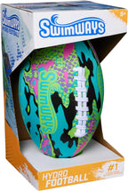 Swimways Hydro Waterproof Football, Outdoor Games for Adults and Kids, Swimming Pool Accessories and Pool Party Games,9.25 Inches