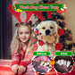 Motsamla Christmas Dog Toy – Plush Squeaky Reindeer with Crinkle Paper