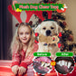 Motsamla Christmas Dog Toy – Plush Squeaky Reindeer with Crinkle Paper