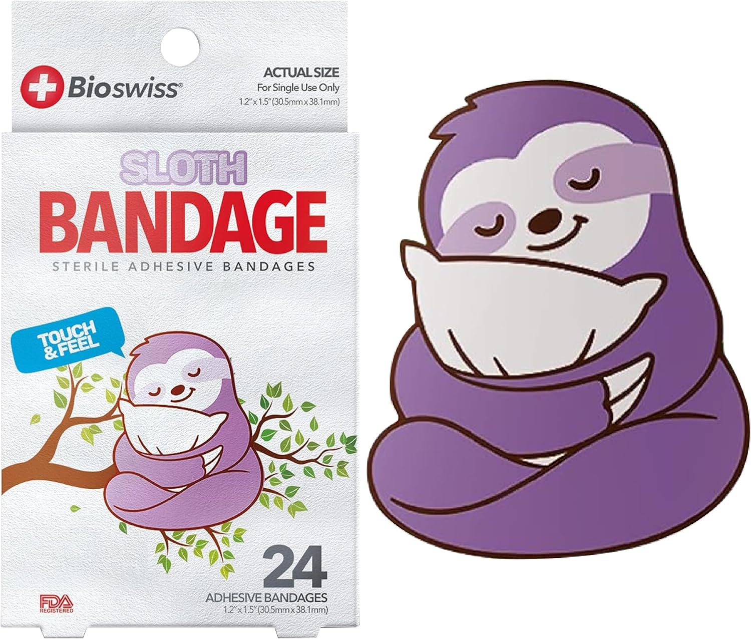 BioSwiss Bandages, Self Adhesive Bandage Set, Latex Free, Sterile Wound Care