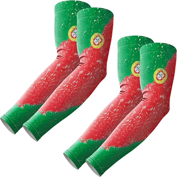 Arm Sleeves, Cooling UV Sun Protection Sports Compression for Men/Women
