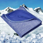 HOMFINE Cooling Blanket for Hot Sleepers - Summer Blanket Thin Lightweight Breathable Soft Double Side Enhanced Cooling for Bed Couch Sofa, Keep Cool for Night Sweats