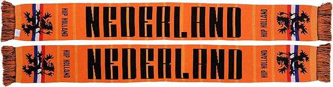 Euroscarves Netherlands Holland Nederland Soccer Knit Scarf