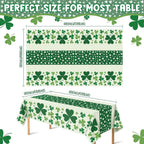 Summer Party Decorations - Summer Decorations for Home - 2 Pack Disposable Plastic Tablecloth | Floral Tablecloth for Mothers Day Wildflower Butterfly Birthday Garden Party Decorations