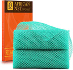 African Bath Sponge African Net Long Net Bath Sponge Exfoliating Shower Body Scrubber Back Scrubber Skin Smoother,Great for Daily Use