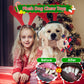 Motsamla Christmas Dog Toy – Plush Squeaky Reindeer with Crinkle Paper