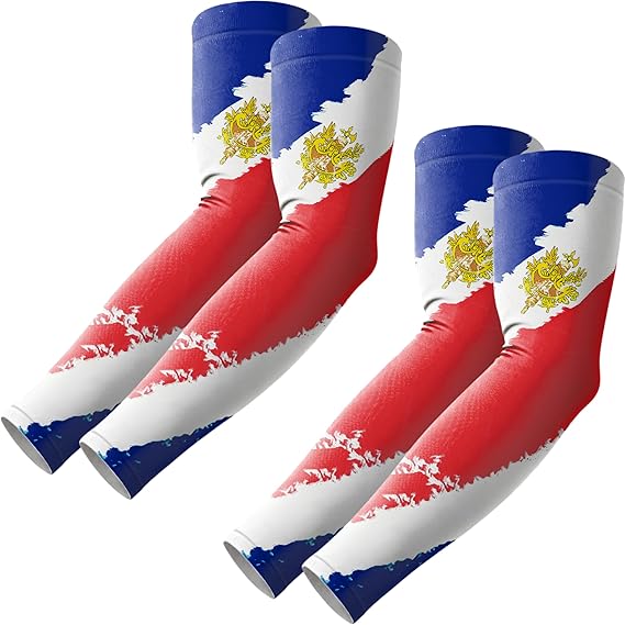 Arm Sleeves, Cooling UV Sun Protection Sports Compression for Men/Women
