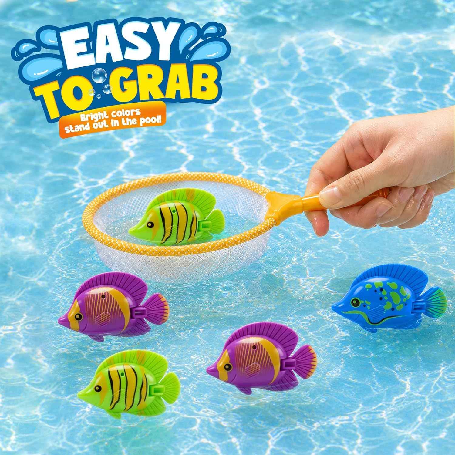 Diving Pool Toys, Bath Toys Set for Kids Shower Ages 3-12, Beach Essentials Water Toy Pool Games Summer Swim Water Dive Sinking Mermaid Toys