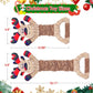 Motsamla Christmas Dog Toy – Plush Squeaky Reindeer with Crinkle Paper