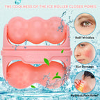 Fronnor Ice Roller for Face,Eyes,Cooling to Tighten Brighten Complexion,Soothing Skin Care Tool,Massager Under Eye Puffiness,Gift for Women