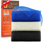 African Bath Sponge African Net Long Net Bath Sponge Exfoliating Shower Body Scrubber Back Scrubber Skin Smoother,Great for Daily Use
