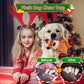 Motsamla Christmas Dog Toy – Plush Squeaky Reindeer with Crinkle Paper