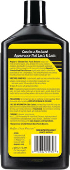Meguiar's Ultimate Black Plastic Restorer, 16OZ BT, 6/CV