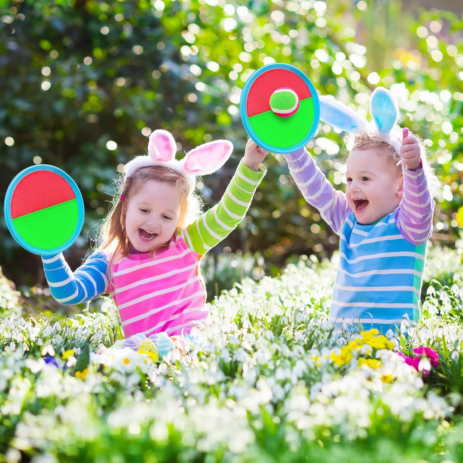 Ayeboovi Toss and Catch Ball Outdoor Beach Pool Toys for 3 4 5 6 7 8 Year Old Boys Girls Birthday Gifts Easter Basket Stuffers Outside Yard Games for Kids and Family Activities
