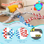 Magnetic Tiles Building Blocks for 3 4 5 6 7 8+ Years Old Boys Girls Colorful Magnet Stacking Toys Birthday Gift for Toddlers STEM Preschool Educational Construction Tiles Set