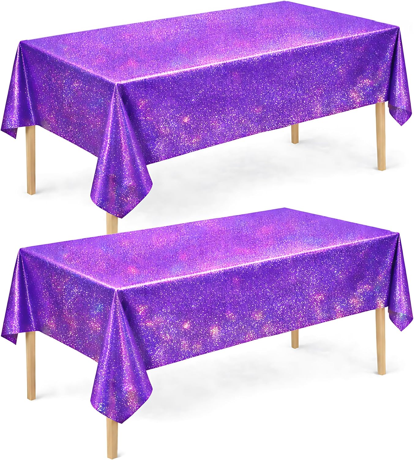 Summer Party Decorations - Summer Decorations for Home - 2 Pack Disposable Plastic Tablecloth | Floral Tablecloth for Mothers Day Wildflower Butterfly Birthday Garden Party Decorations