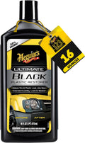 Meguiar's Ultimate Black Plastic Restorer, 16OZ BT, 6/CV