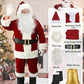 Santa Claus Costume for Men Women Adult - 9pc. Deluxe Costume Santa Suit Outfit