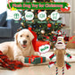 Motsamla Christmas Dog Toy – Plush Squeaky Reindeer with Crinkle Paper