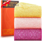 African Bath Sponge African Net Long Net Bath Sponge Exfoliating Shower Body Scrubber Back Scrubber Skin Smoother,Great for Daily Use