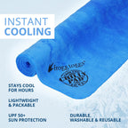 FROGG TOGGS Chilly Pad, Instant Cooling Towel, Long Lasting, Reusable, Sports and Outdoors Neck Towel 33x13