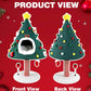 Cat Christmas Tree Tower with Scratching Post & Toys