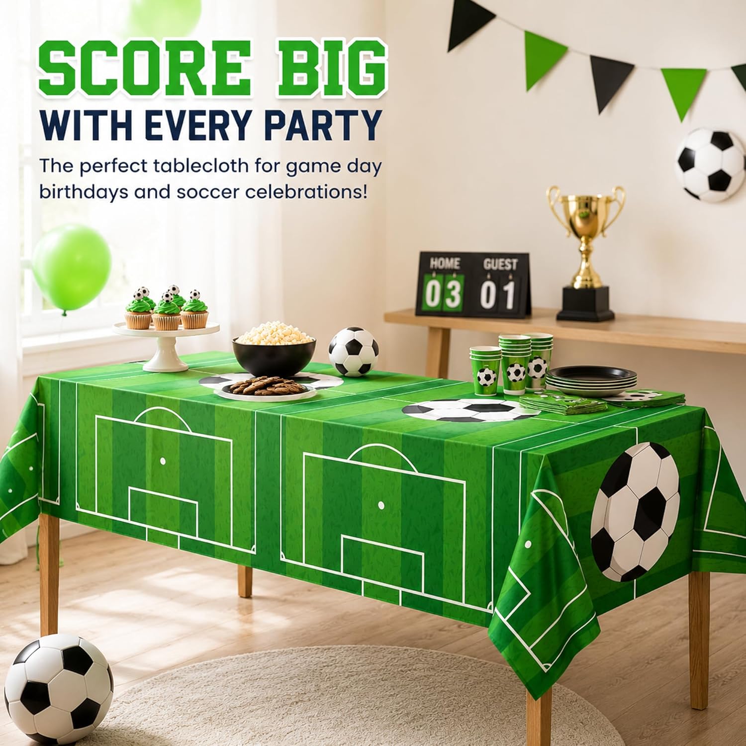 Summer Party Decorations - Summer Decorations for Home - 2 Pack Disposable Plastic Tablecloth | Floral Tablecloth for Mothers Day Wildflower Butterfly Birthday Garden Party Decorations