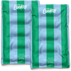 Cool Coolers by Fit & Fresh 2 Pack XL Soft Ice Packs for Cooler, Flexible Stretch Nylon, Lunch Box Ice Packs, Large Reusable Freezer Packs