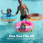 JOYIN 3 Pack Pool Floats, Pool Tube for Kids Swim Rings Inflatable Tubes, Floatie Ring Water Toys for Swimming, Summer Beach Party